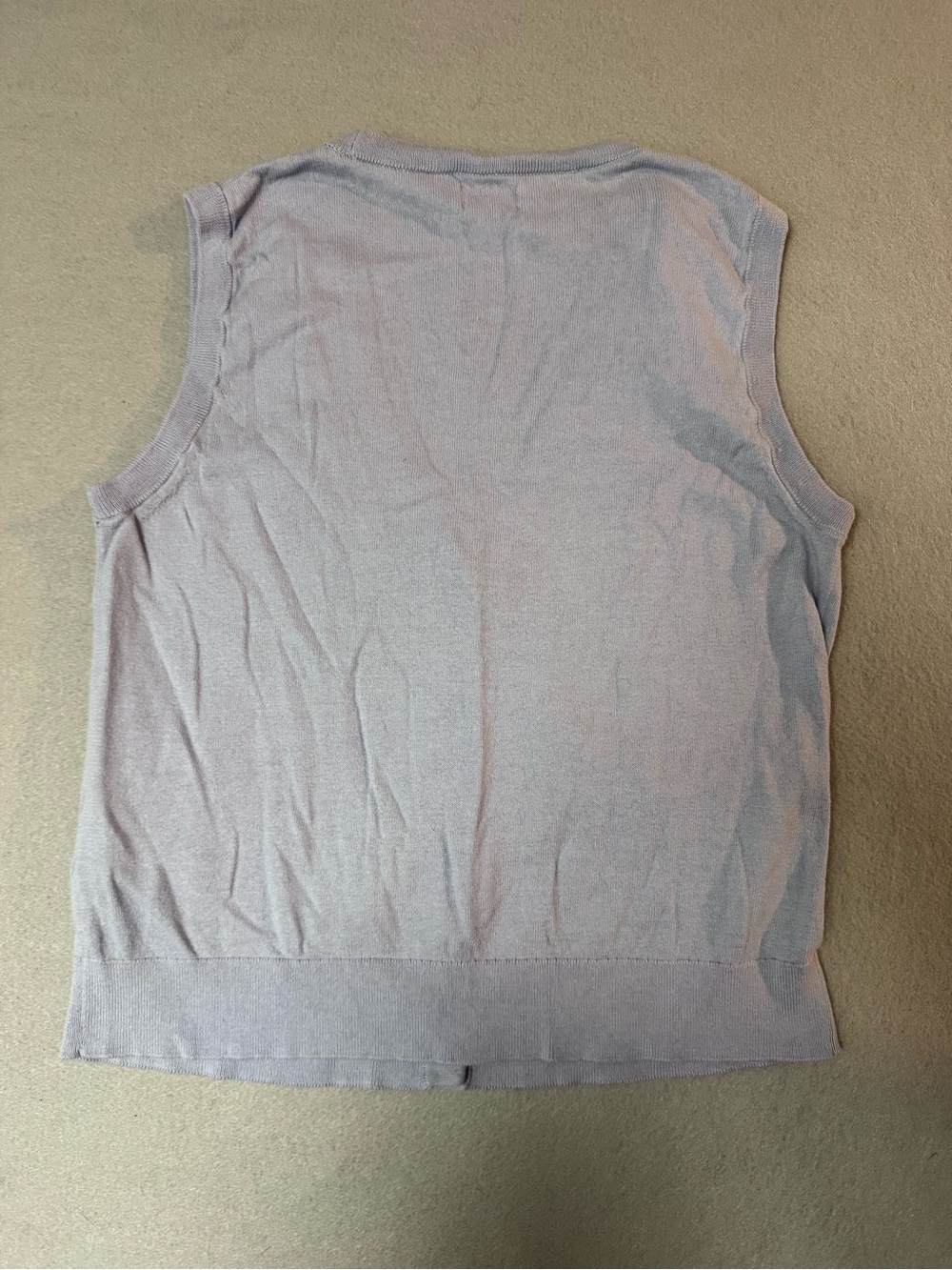 J.Crew Lavender Sleeveless Button-Front Cardigan Womens Small - Picture 3 of 3